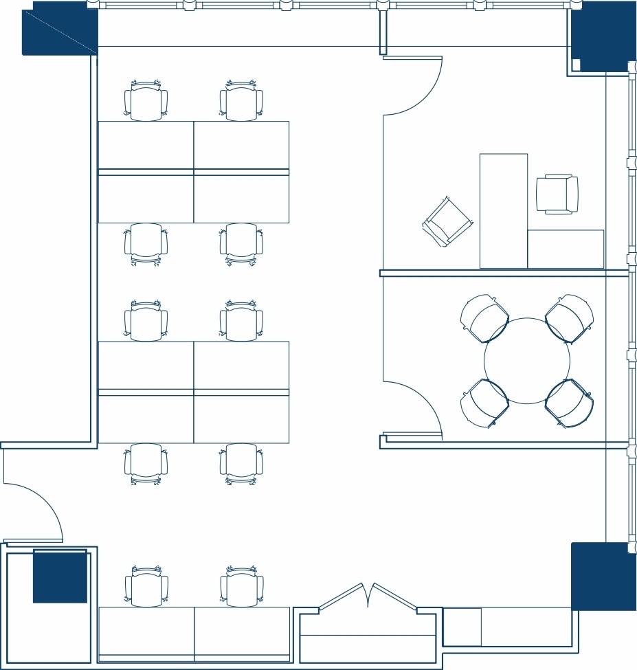 1120 Avenue of the Americas, New York, NY for lease Floor Plan- Image 1 of 1