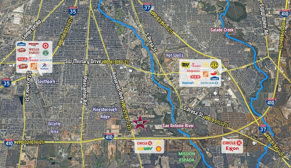 Rilling Rd, San Antonio, TX à vendre - Aérien - Image 3 de 3