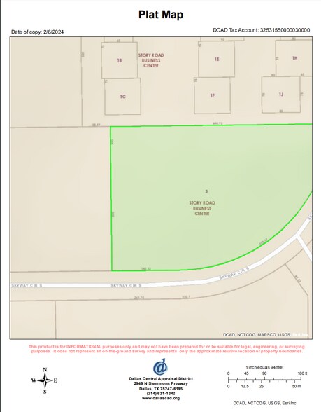 2900 W Skyway Cir, Irving, TX à vendre - Plan cadastral - Image 2 de 2