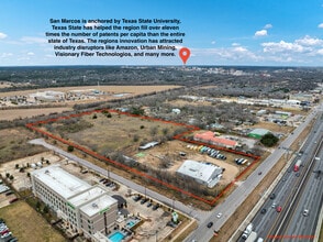 1900 S IH-35, San Marcos, TX - Aerial map view - Image1