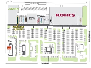 44412-44900 Ford Rd, Canton, MI à louer Plan de site- Image 1 de 1