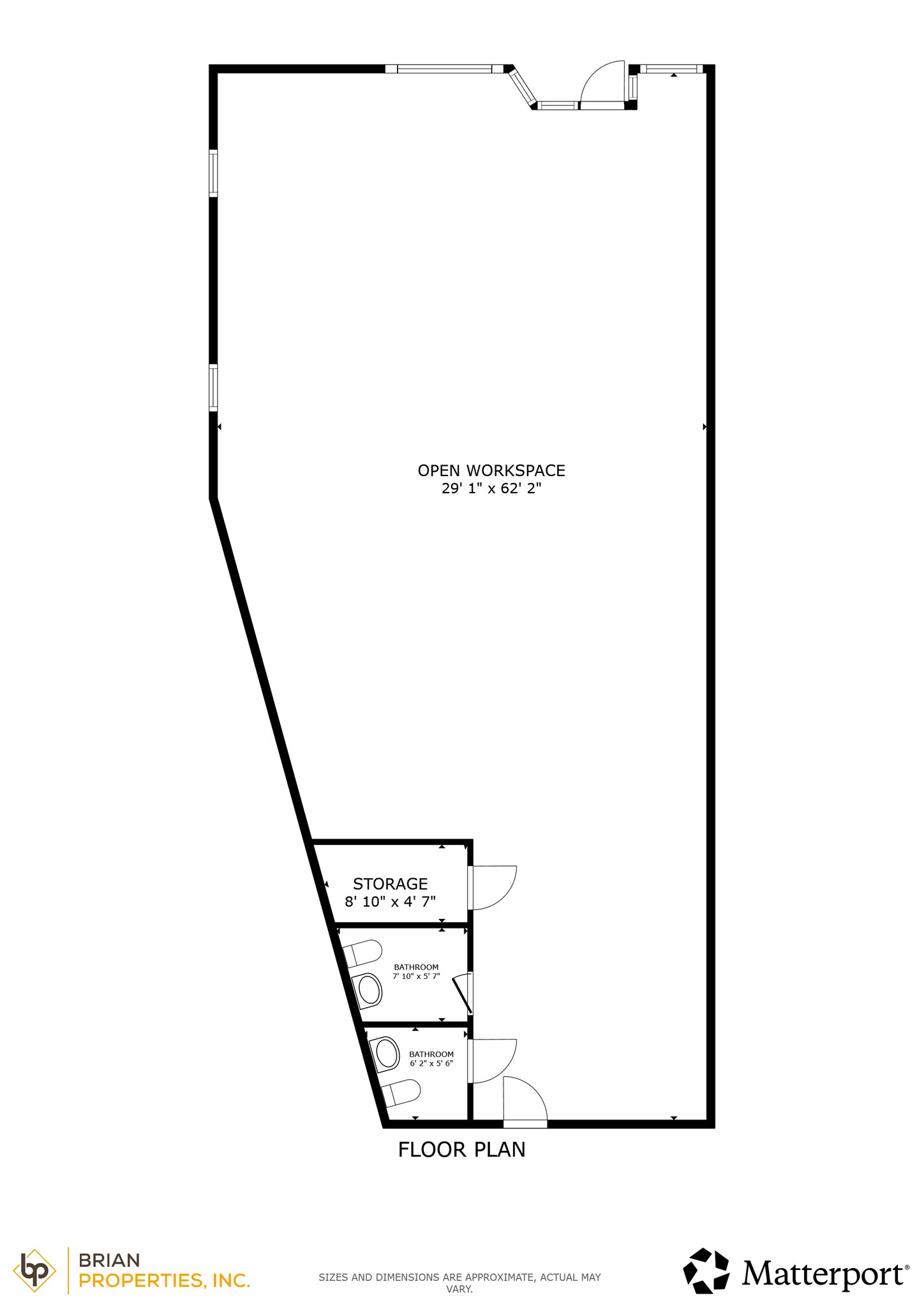 5035-5075 Shoreline Rd, Lake Barrington, IL à louer Plan d’étage- Image 1 de 3