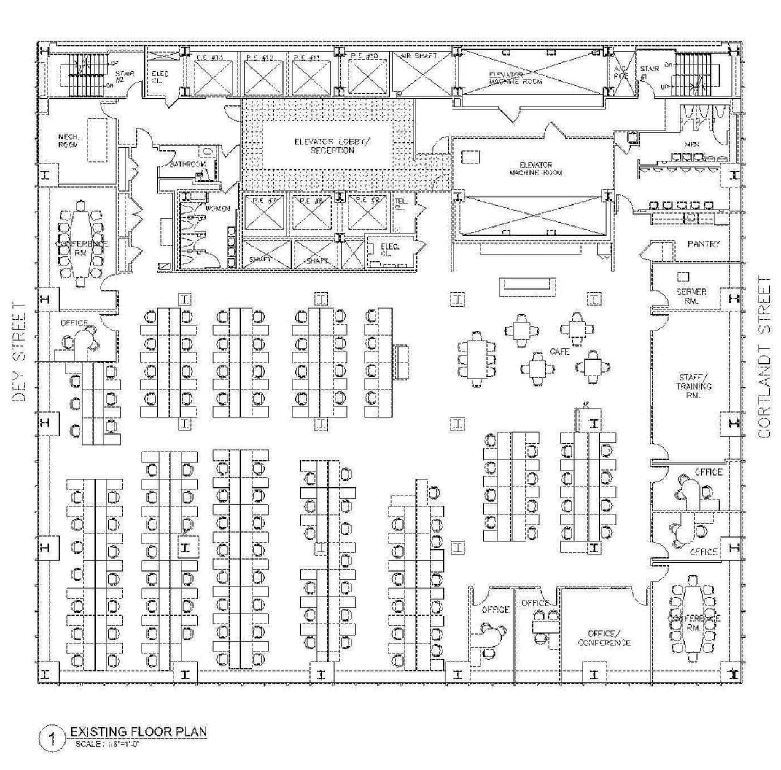 22 Cortlandt St, New York, NY à louer Plan d  tage- Image 1 de 4