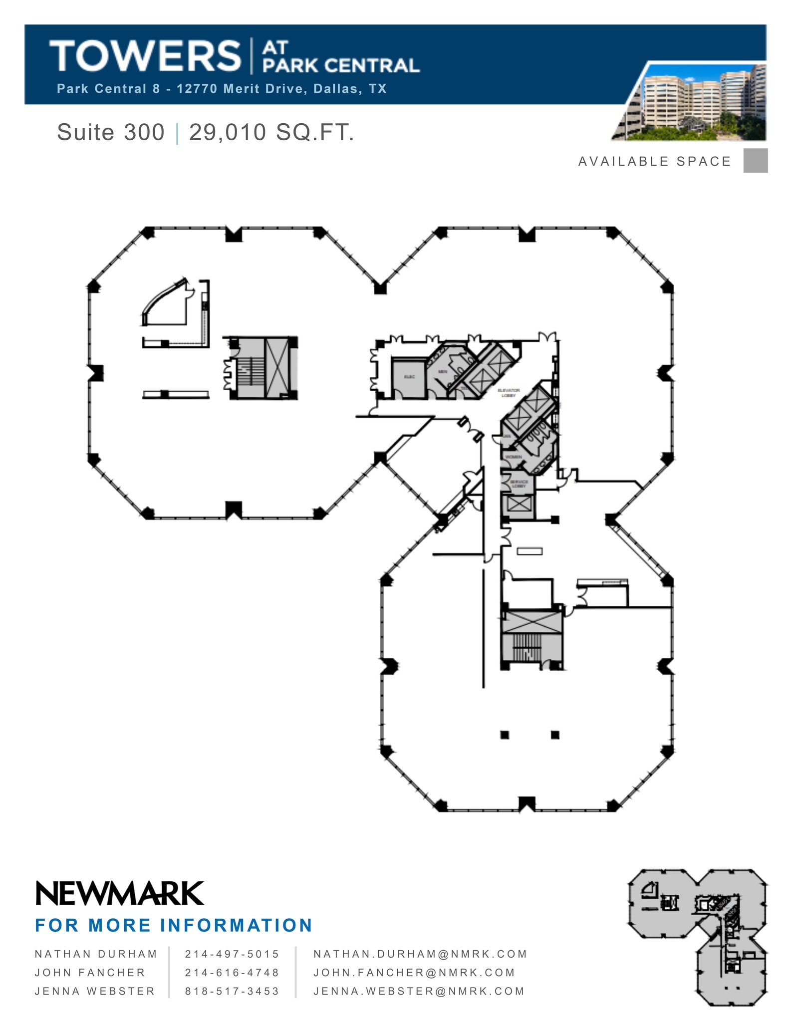 12750 Merit Dr, Dallas, TX à louer Plan de site- Image 1 de 2