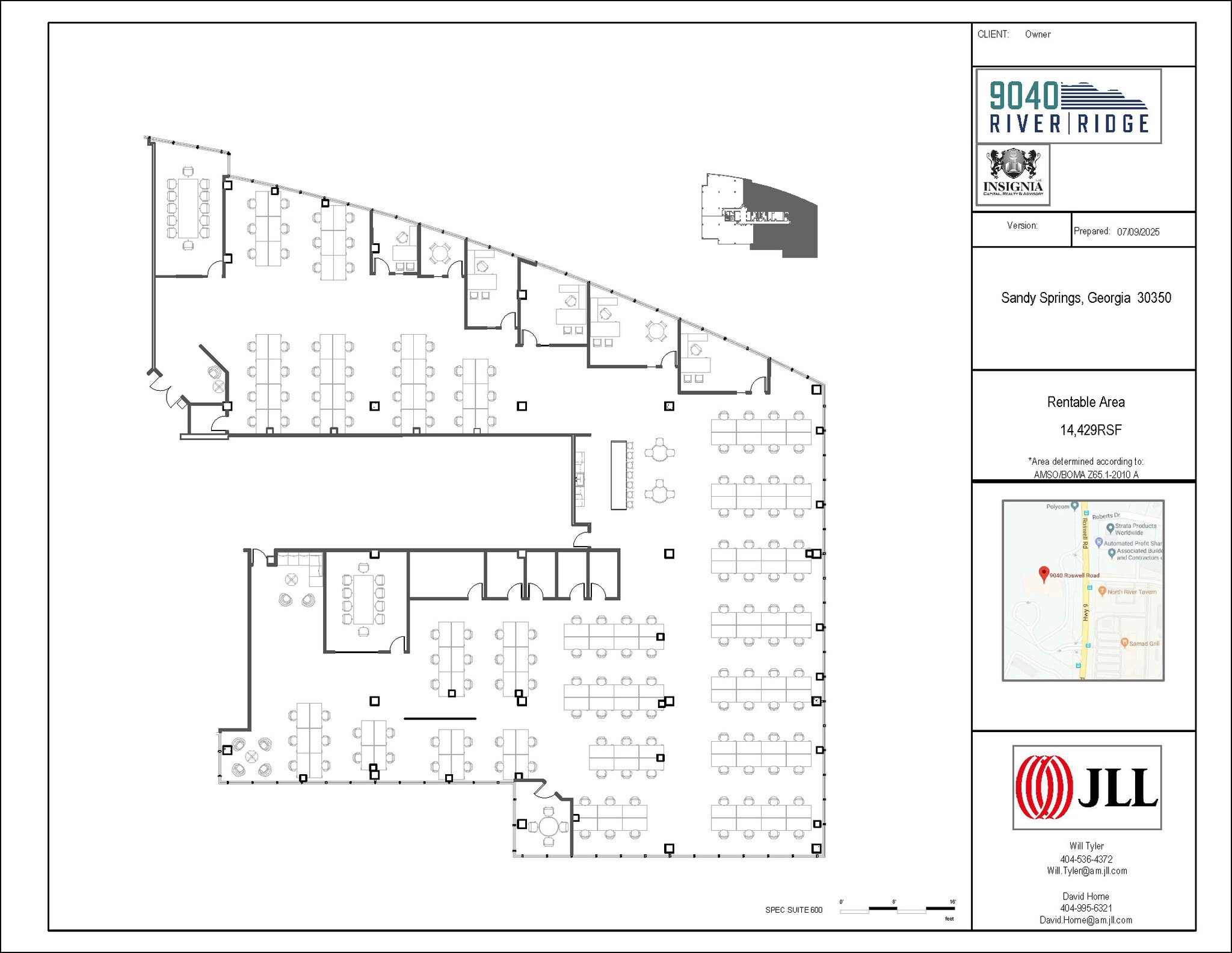 9040 Roswell Rd, Atlanta, GA à louer Plan d’étage- Image 1 de 1
