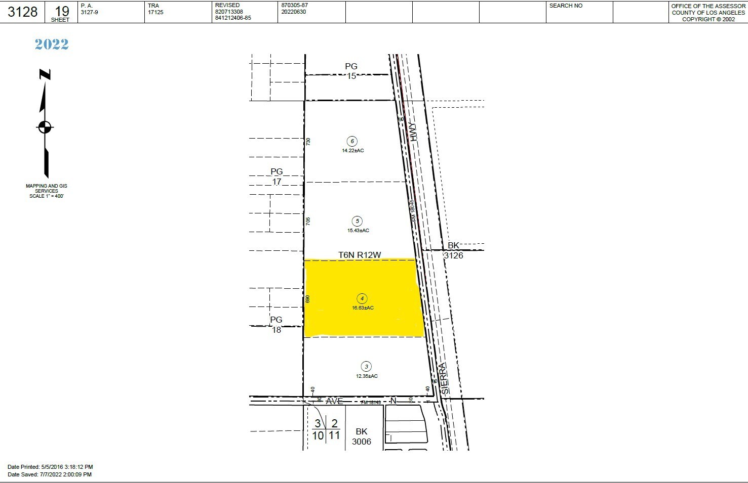 0 Sierra Highway, Palmdale, CA for sale Primary Photo- Image 1 of 3