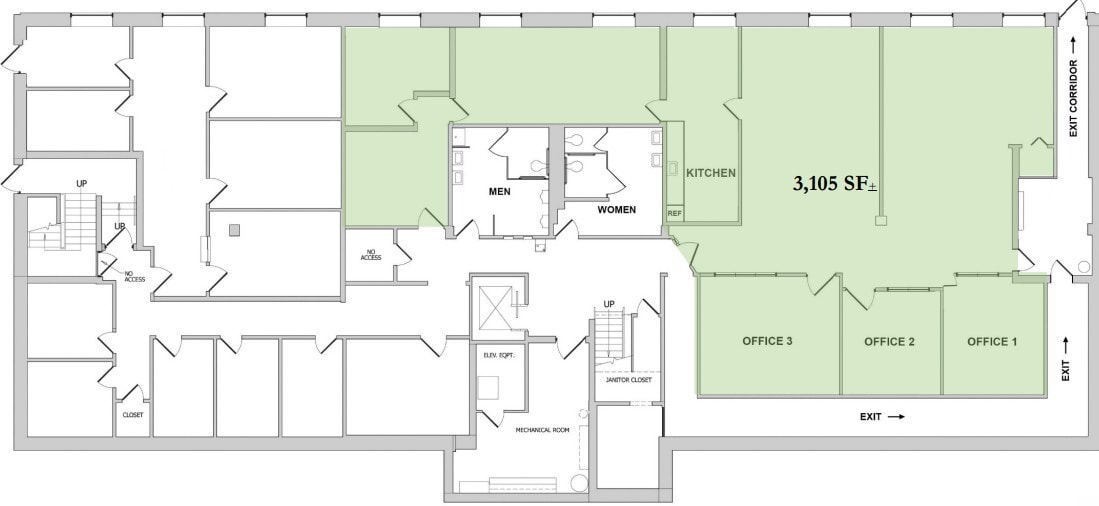 4150 Washington Rd, McMurray, PA à louer Plan d’étage- Image 1 de 1