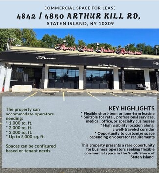Plus de détails pour 4842 Arthur Kill Rd, Staten Island, NY - Local d'activités à louer