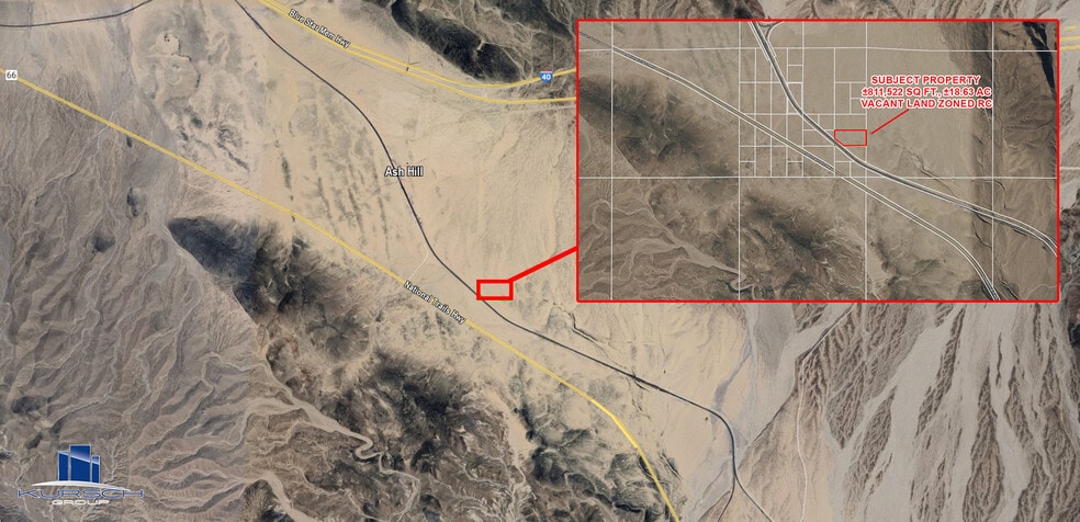 E National Trail hwy, Amboy, CA à vendre - Photo du bâtiment - Image 3 de 3