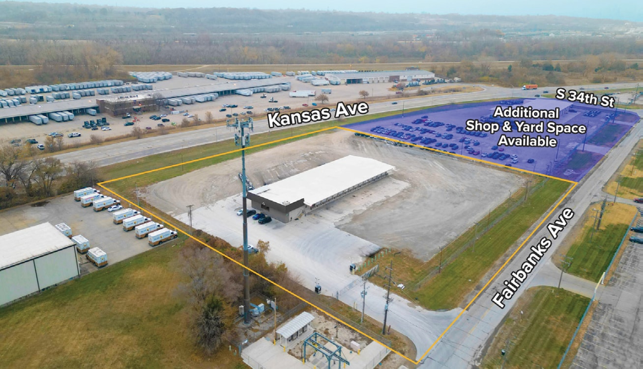 3750 Fairbanks Ave, Kansas City, KS for lease Aerial- Image 1 of 2