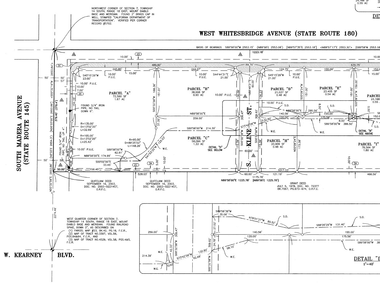 14965 W Whitesbridge Ave, Kerman, CA à vendre Plan cadastral- Image 1 de 3