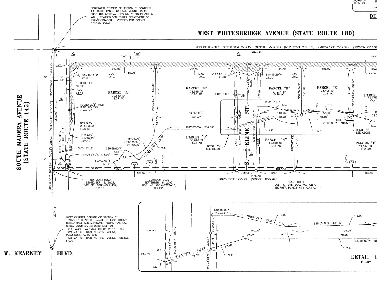 14965 W Whitesbridge Ave, Kerman, CA for sale Plat Map- Image 1 of 3