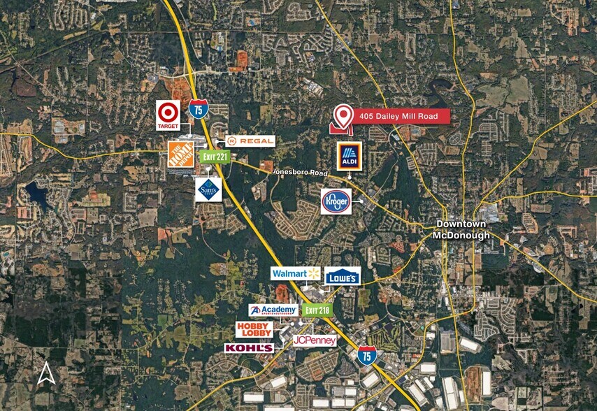 405 Dailey Mill Rd, McDonough, GA à vendre - Photo du bâtiment - Image 2 de 2
