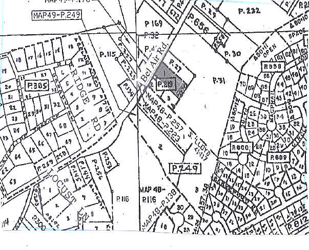 807 Baltimore Pike, Bel Air, MD for lease - Plat Map - Image 2 of 3