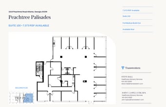 1819 Peachtree Rd, Atlanta, GA à louer Plan d’étage- Image 1 de 1