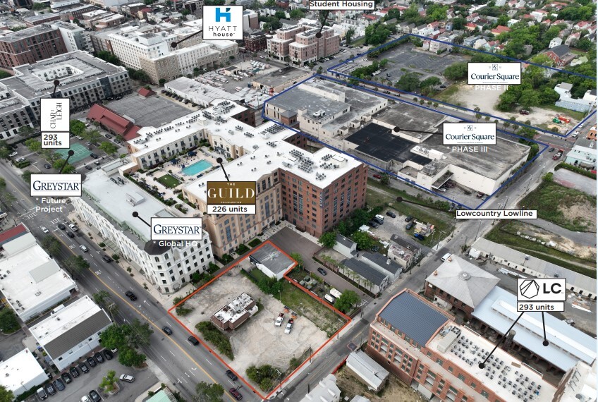 Development Opportunity - Charleston, SC portefeuille de 3 propriétés à vendre sur LoopNet.ca - Aérien - Image 3 de 3