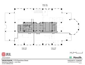 1170 Peachtree St, Atlanta, GA for lease Site Plan- Image 1 of 7