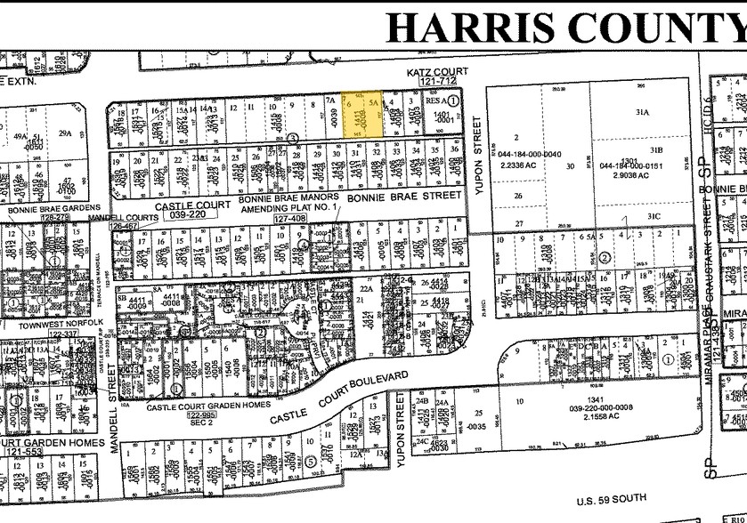 1411 Richmond Ave, Houston, TX à louer - Plan cadastral - Image 2 de 9