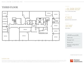2610 Crow Canyon Rd, San Ramon, CA for lease Floor Plan- Image 1 of 1
