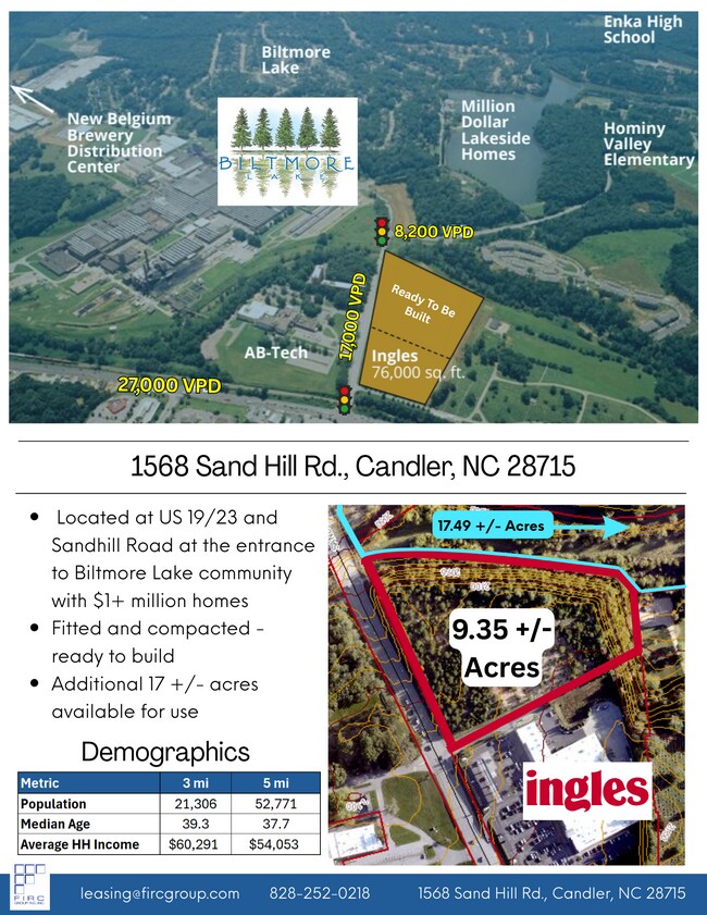 More details for 1568 Sand Hill rd, Candler, NC - Land for Sale