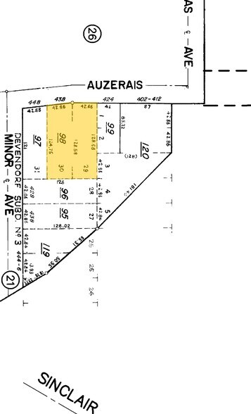 438 Auzerais Ave, San Jose, CA à louer - Plan cadastral - Image 2 de 10