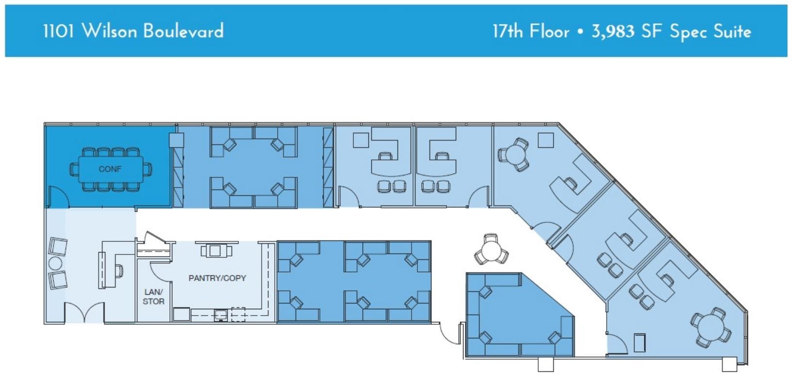 1100 Wilson Blvd, Arlington, VA for lease Floor Plan- Image 1 of 1