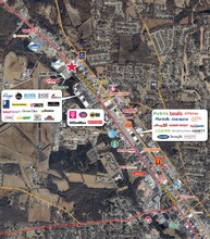 2111 N Jackson St, Tullahoma, TN - Aérien  Vue de la carte