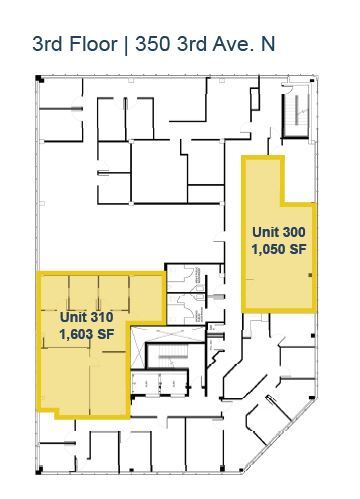 340-350 3rd Ave N, Saskatoon, SK for lease Floor Plan- Image 1 of 1