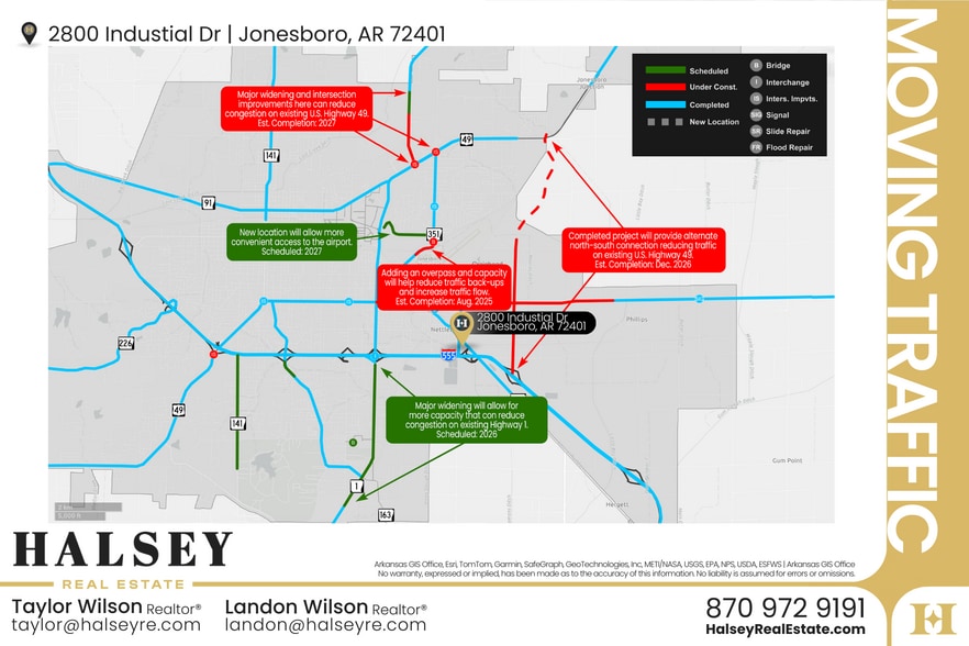 2800 Industrial Dr, Jonesboro, AR à vendre - Photo du bâtiment - Image 2 de 7