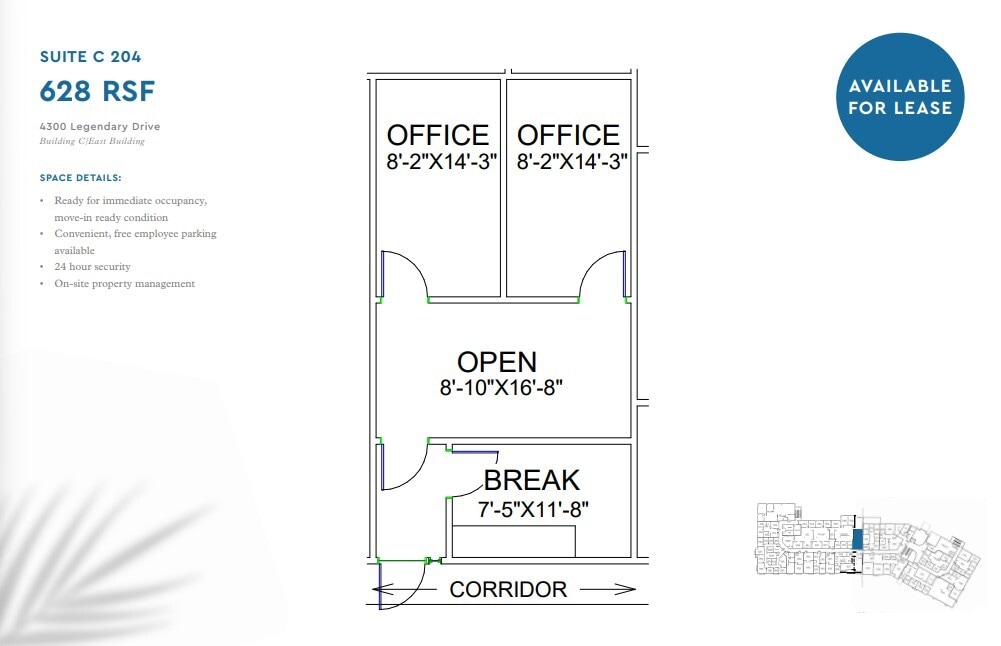 4008-4300 Legendary Dr, Destin, FL for lease Floor Plan- Image 1 of 7