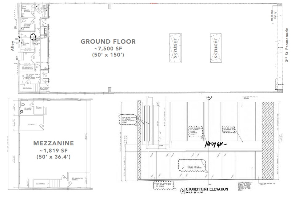 1241-1245 3rd St, Santa Monica, CA for lease Floor Plan- Image 1 of 1