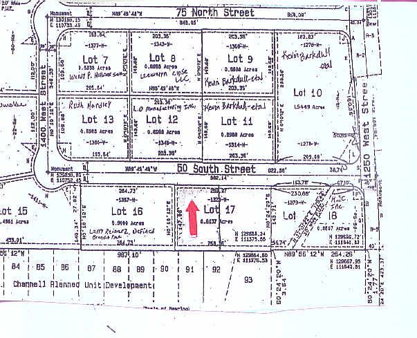 1319 W 50 S, Centerville, UT for lease - Plat Map - Image 3 of 7