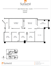 1800 Preston Park Blvd, Plano, TX à louer Plan d  tage- Image 1 de 1