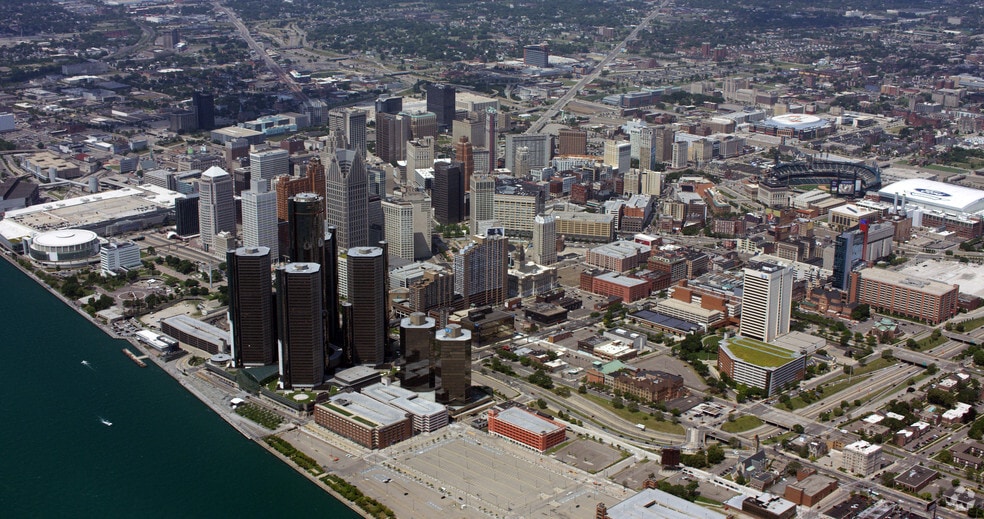 623 Cass Ave, Detroit, MI à louer - Aérien - Image 2 de 11