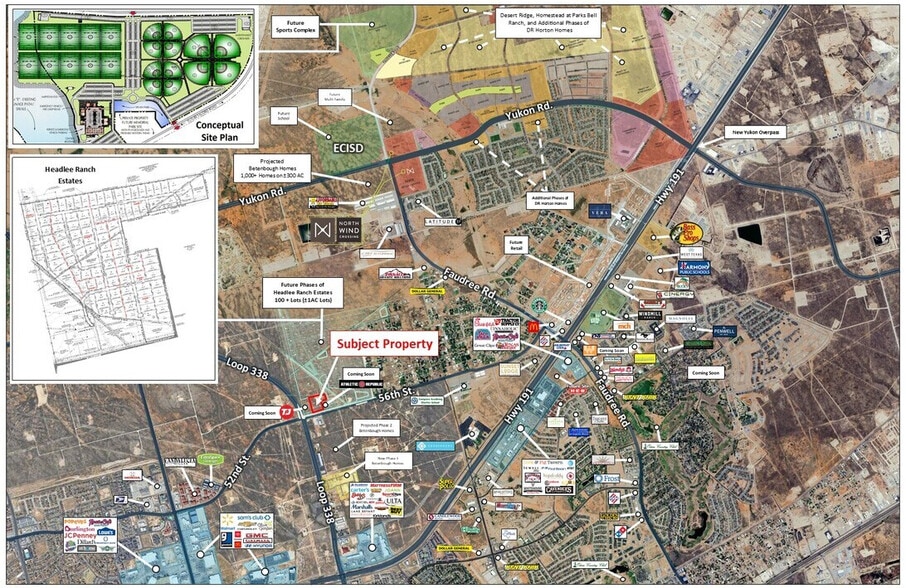 East 56th Street, Odessa, TX for sale - Aerial - Image 2 of 2