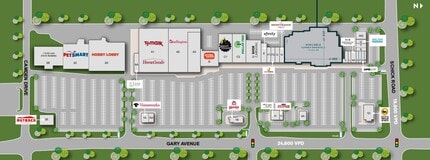140-166 S Gary Ave, Bloomingdale, IL for lease Site Plan- Image 1 of 1