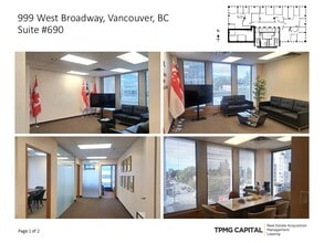 999 W Broadway, Vancouver, BC à louer Photo intérieure- Image 1 de 2