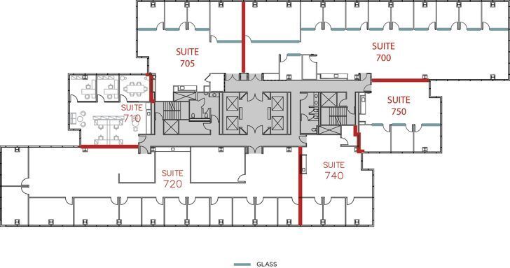 3131 Camino del Rio N, San Diego, CA à louer Plan d’étage- Image 1 de 1