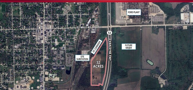 Plus de détails pour 32 Mile Rd, Washington, MI - Terrain à vendre