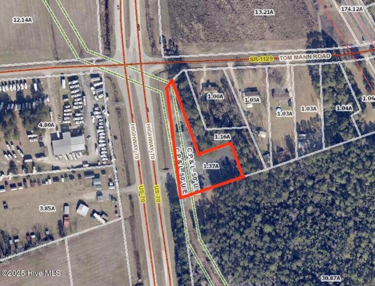 7648 US 70 Hwy, Newport, NC à vendre - Aérien - Image 1 de 1