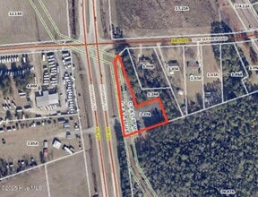 7648 US 70 Hwy, Newport, NC - Aerial map view