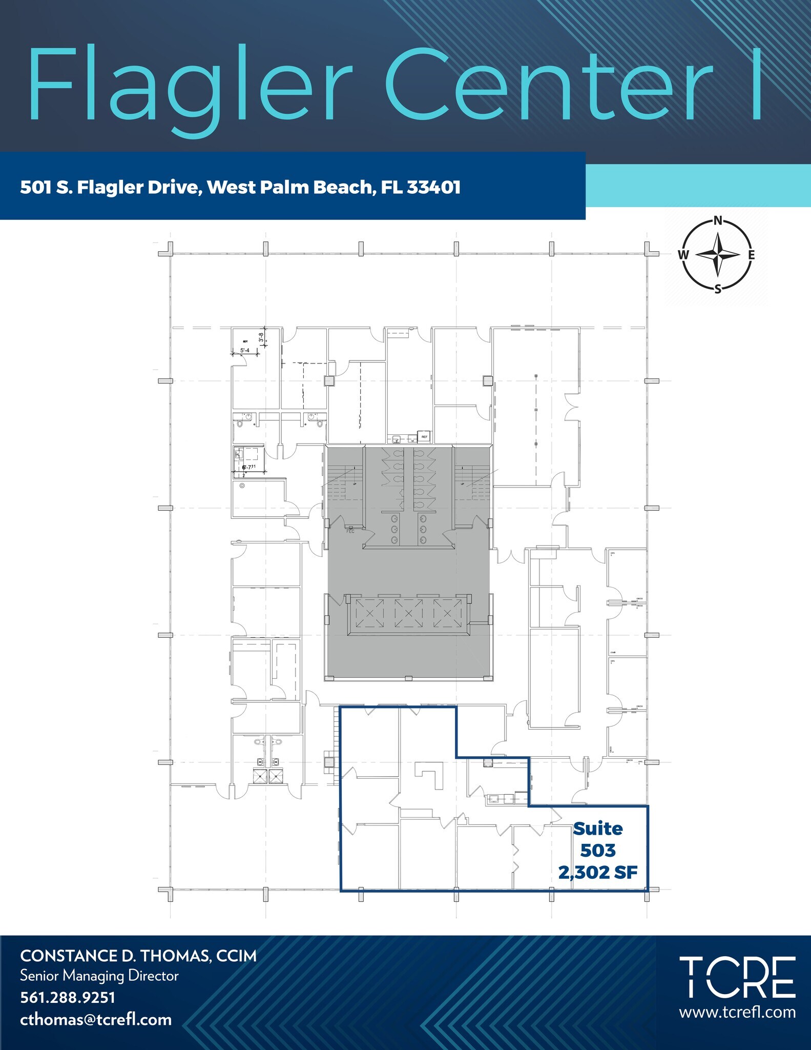501 S Flagler Dr, West Palm Beach, FL for lease Site Plan- Image 1 of 1
