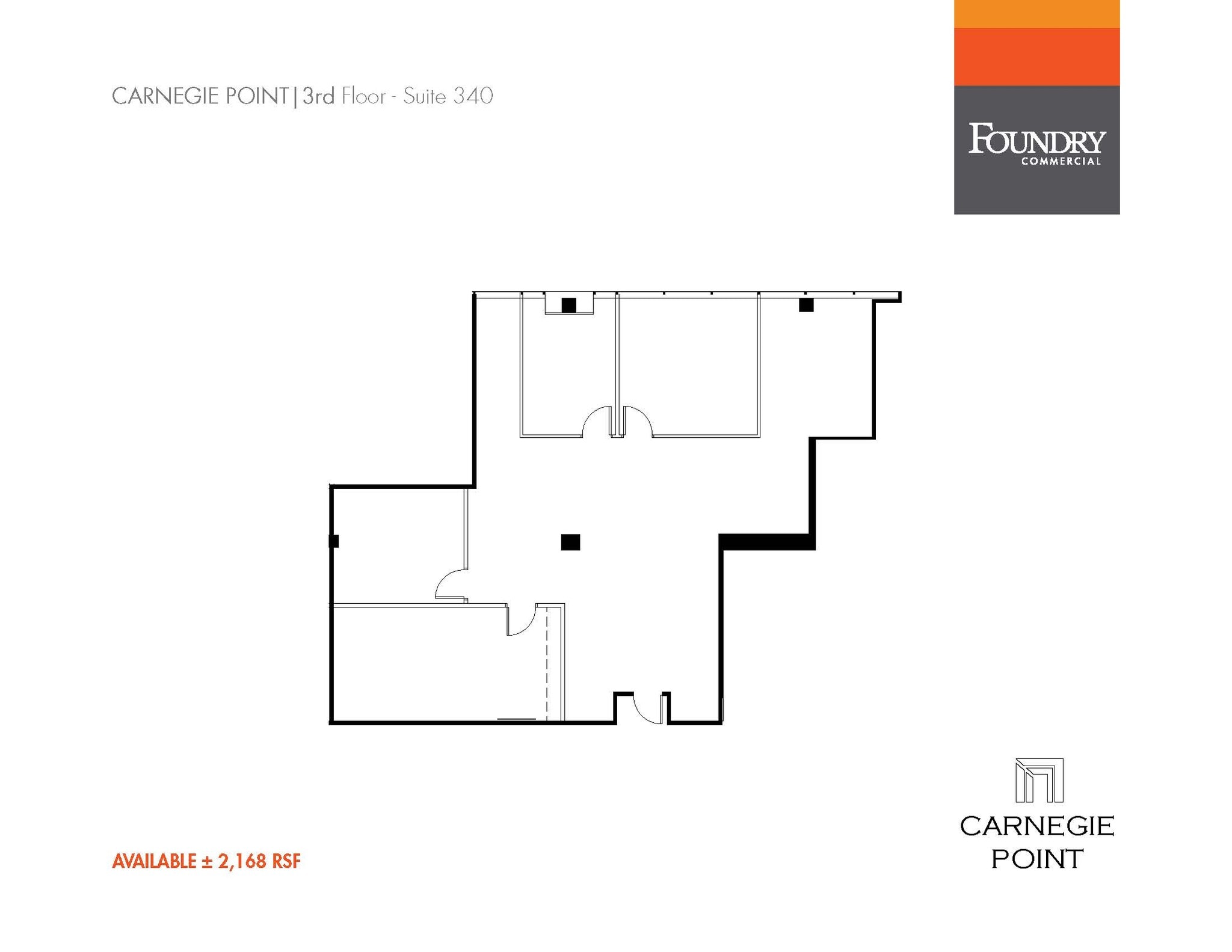 6101 Carnegie Blvd, Charlotte, NC à louer Plan d’étage- Image 1 de 1