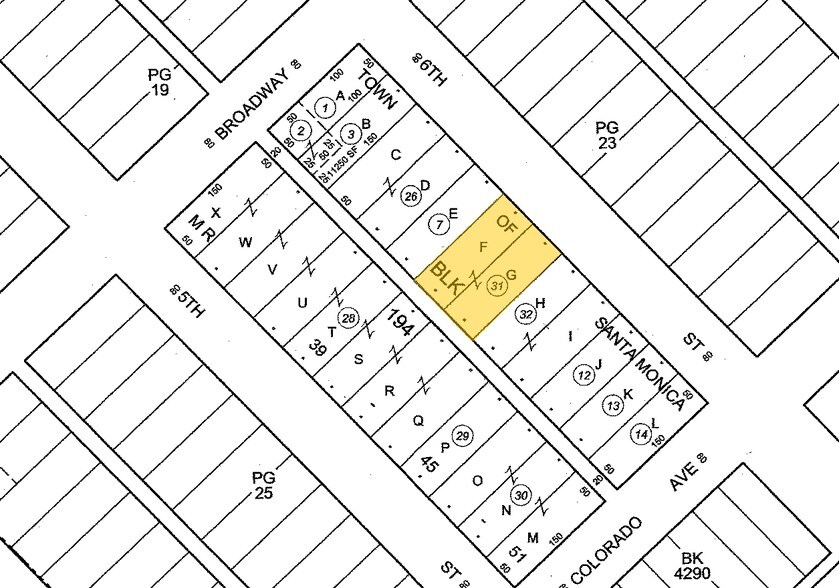 1528 6th St, Santa Monica, CA à louer - Plan cadastral - Image 2 de 6