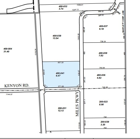 2340 Kenyon Rd, Bartlett, IL à louer - Plan cadastral - Image 2 de 5