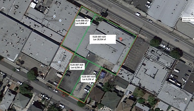 140 E Jefferson Blvd, Los Angeles, CA - Aerial  map view