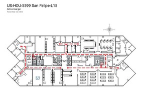 5599 San Felipe St, Houston, TX à louer Plan d  tage- Image 1 de 1