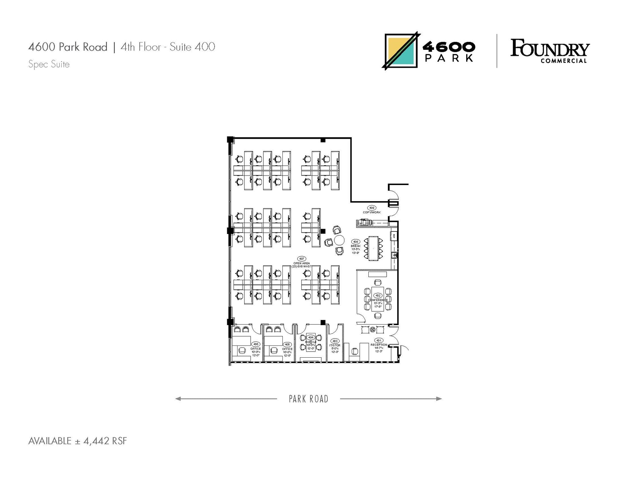 4600 Park Rd, Charlotte, NC for lease Floor Plan- Image 1 of 1