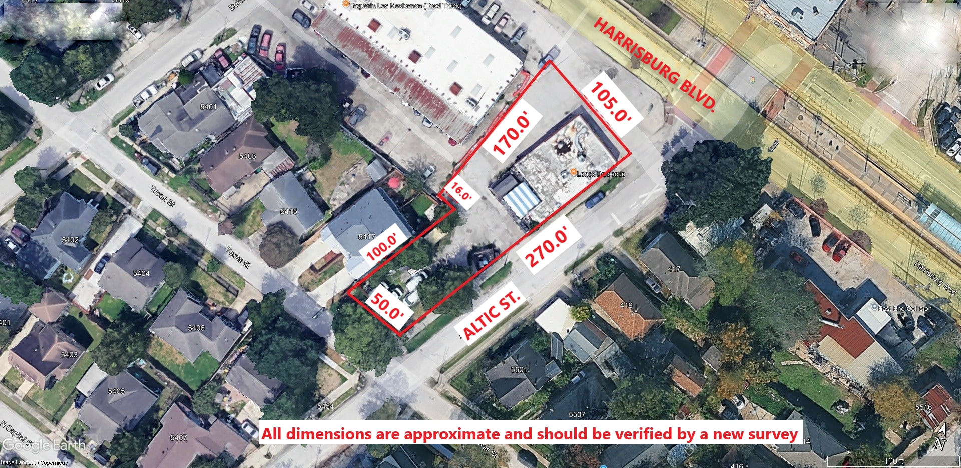 5420 Harrisburg Blvd, Houston, TX for sale Aerial- Image 1 of 16