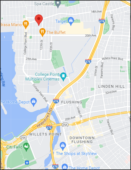 126-15 18th Avenue, College Point, NY for lease Map- Image 1 of 4